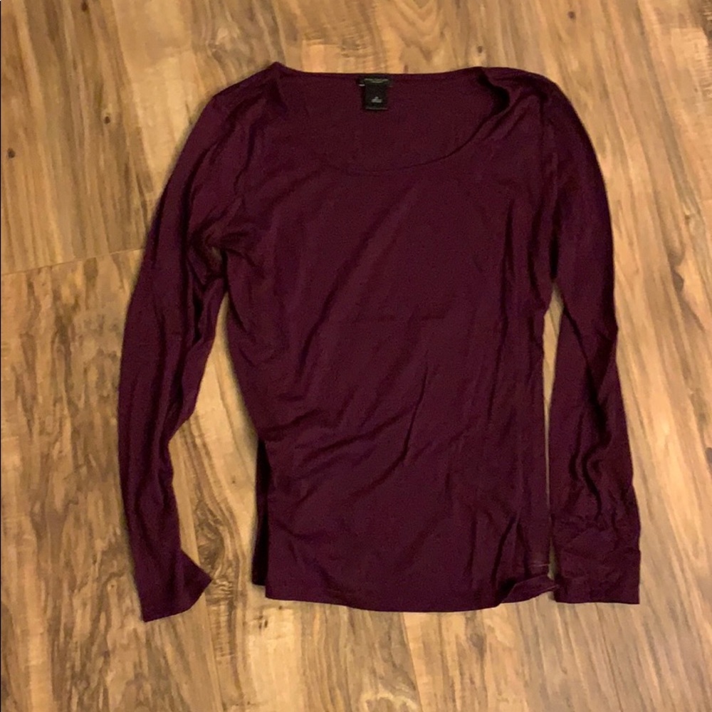 Ann Taylor Purple Long Sleeve